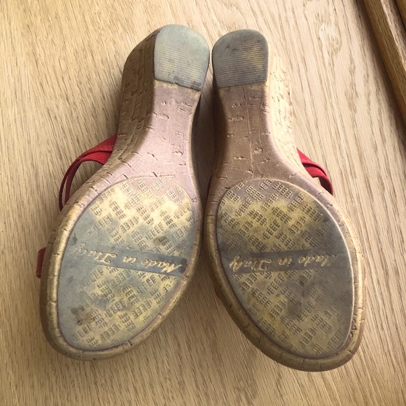 Cork and Leather Wedges - Picture 4 of 6